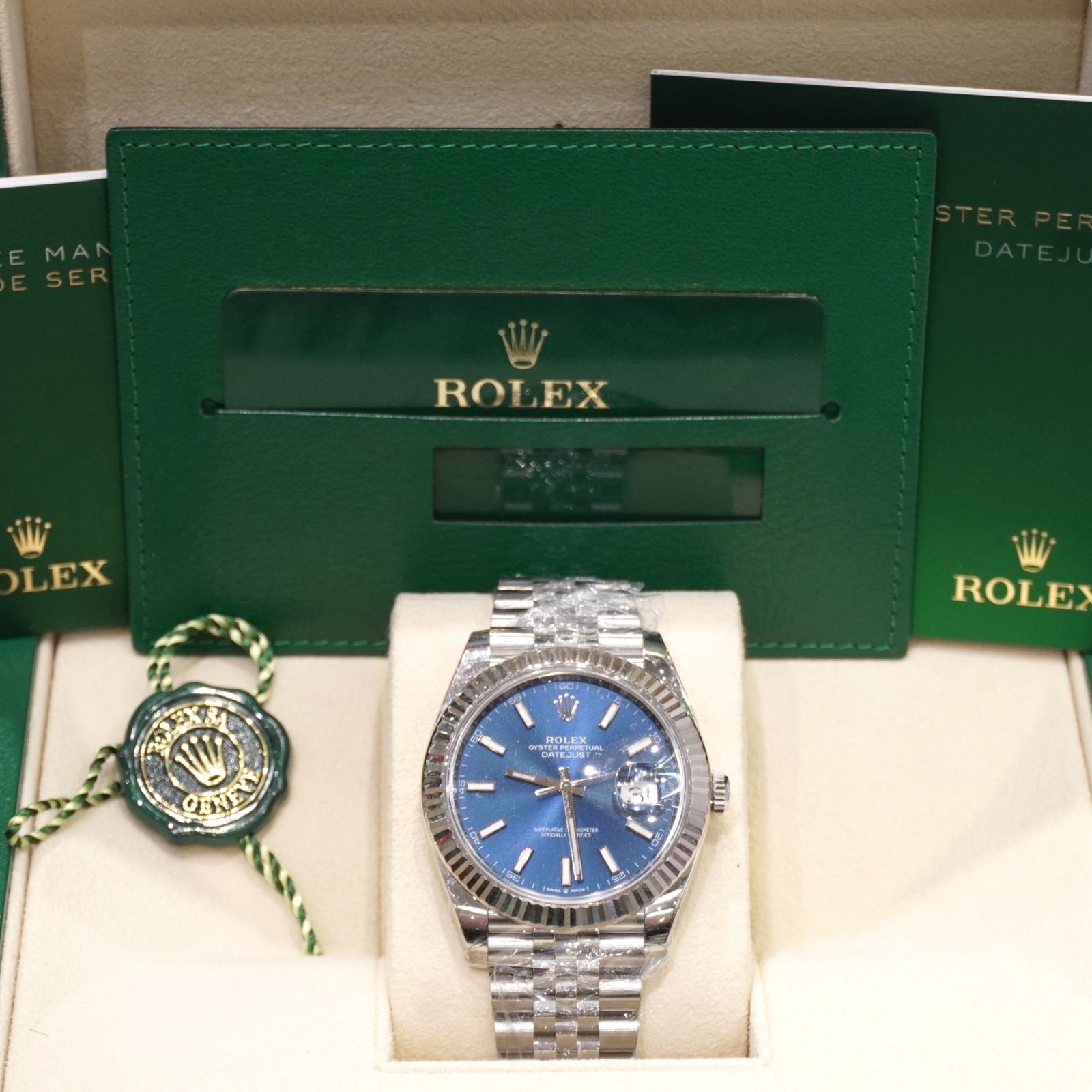 D-026 ROLEX (����å���) �ǥ��ȥ��㥹��41 �ӻ��� 126334 �֥롼 SS/WG ����ӥ꡼ ̤Ĵ�� ��°�ʴ��� ̤���� ���Ź