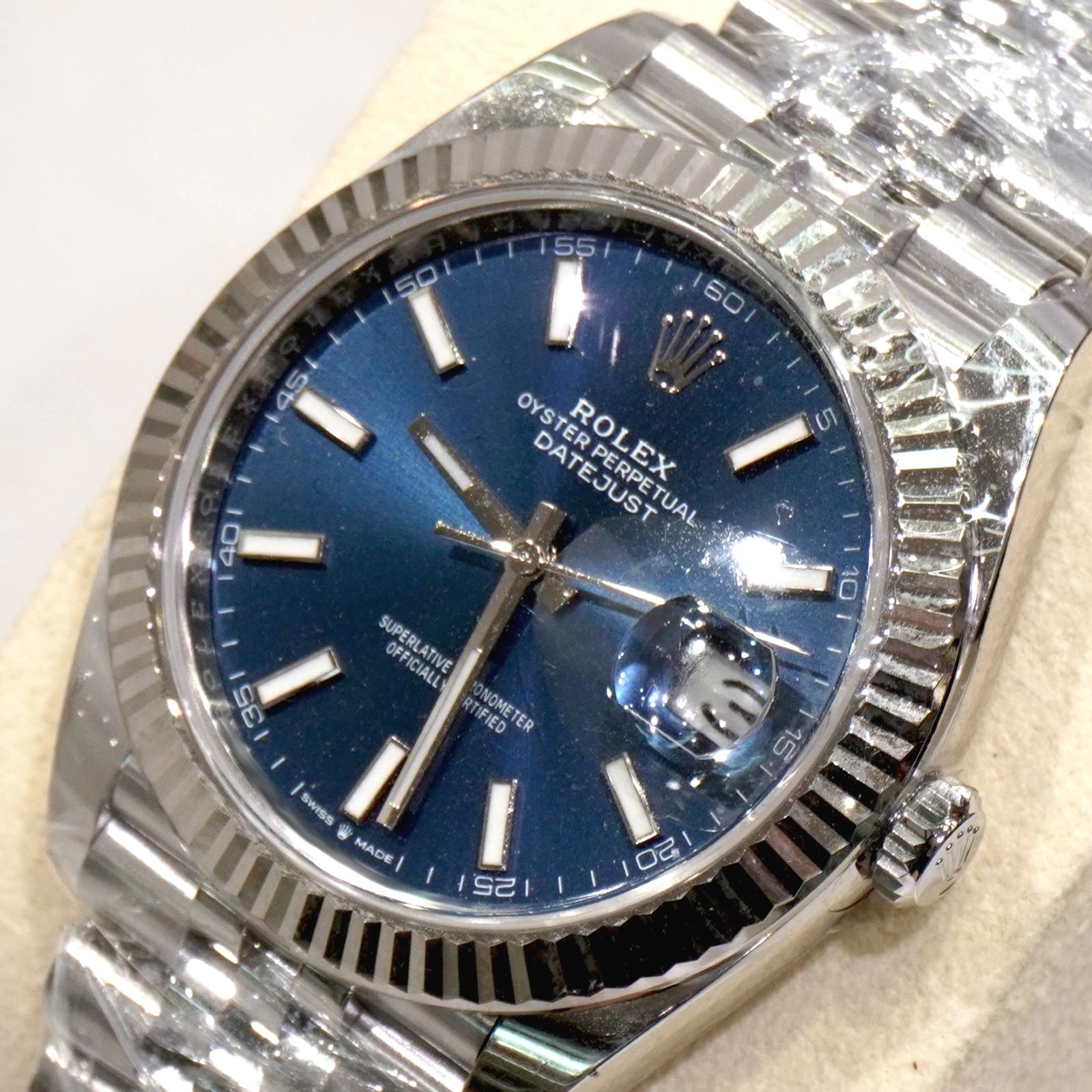 D-026 ROLEX (����å���) �ǥ��ȥ��㥹��41 �ӻ��� 126334 �֥롼 SS/WG ����ӥ꡼ ̤Ĵ�� ��°�ʴ��� ̤���� ���Ź