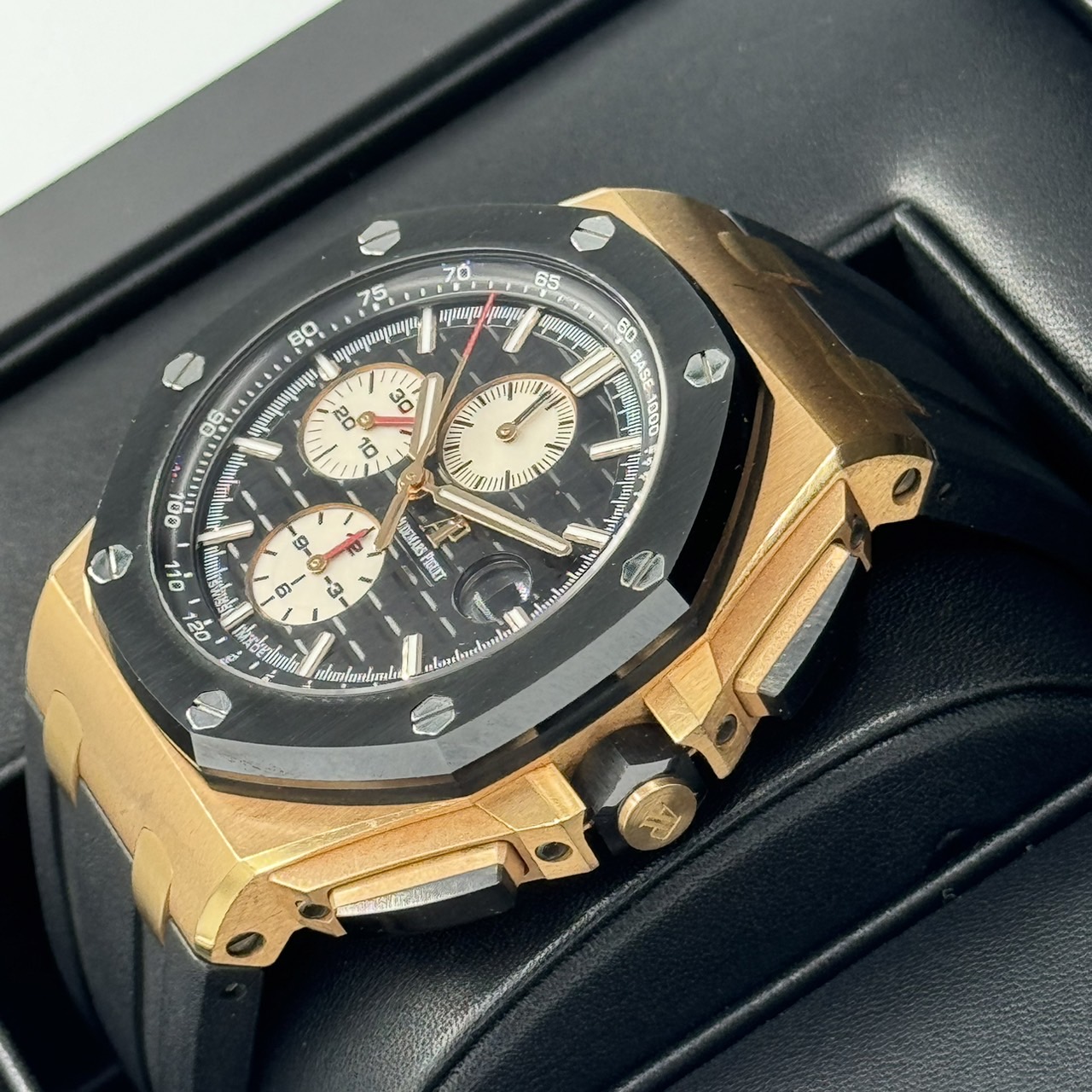 AUDEMARS PIGUET(�����ǥޡ��ԥ�) �����ǥޥԥ� ������륪���� ���ե��祢�����Υ���� 26401RO.OO.A002CA.01 �֥�å� PG�ߥ�С� ����� ���ض�Ź CAT-196 