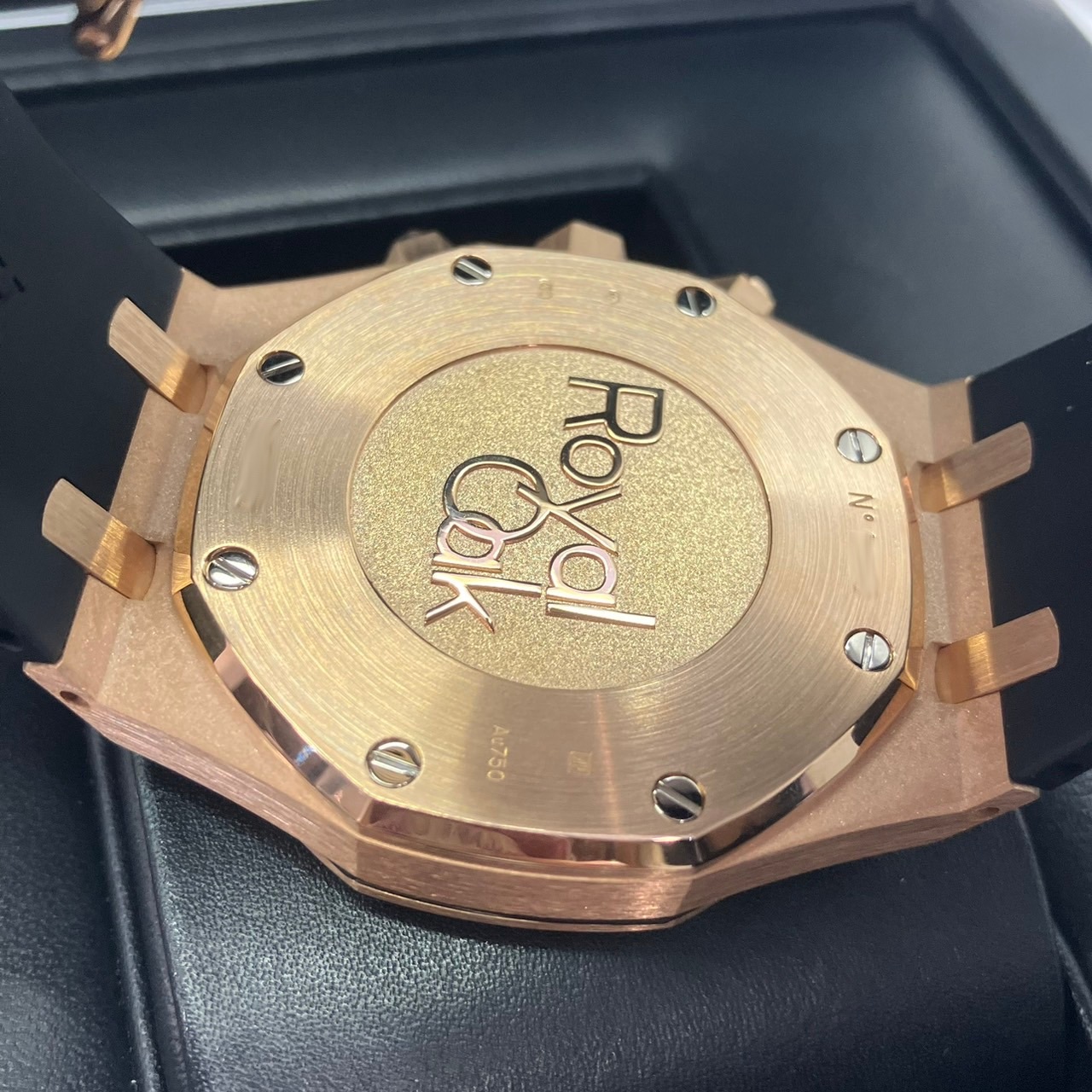 AUDEMARS PIGUET(�����ǥޥԥ�) ������륪���� 26320.OR.OO.D002CR.01 �֥�å� 750RG �������� OH������ ��ţ� UG-421 (����Ź)