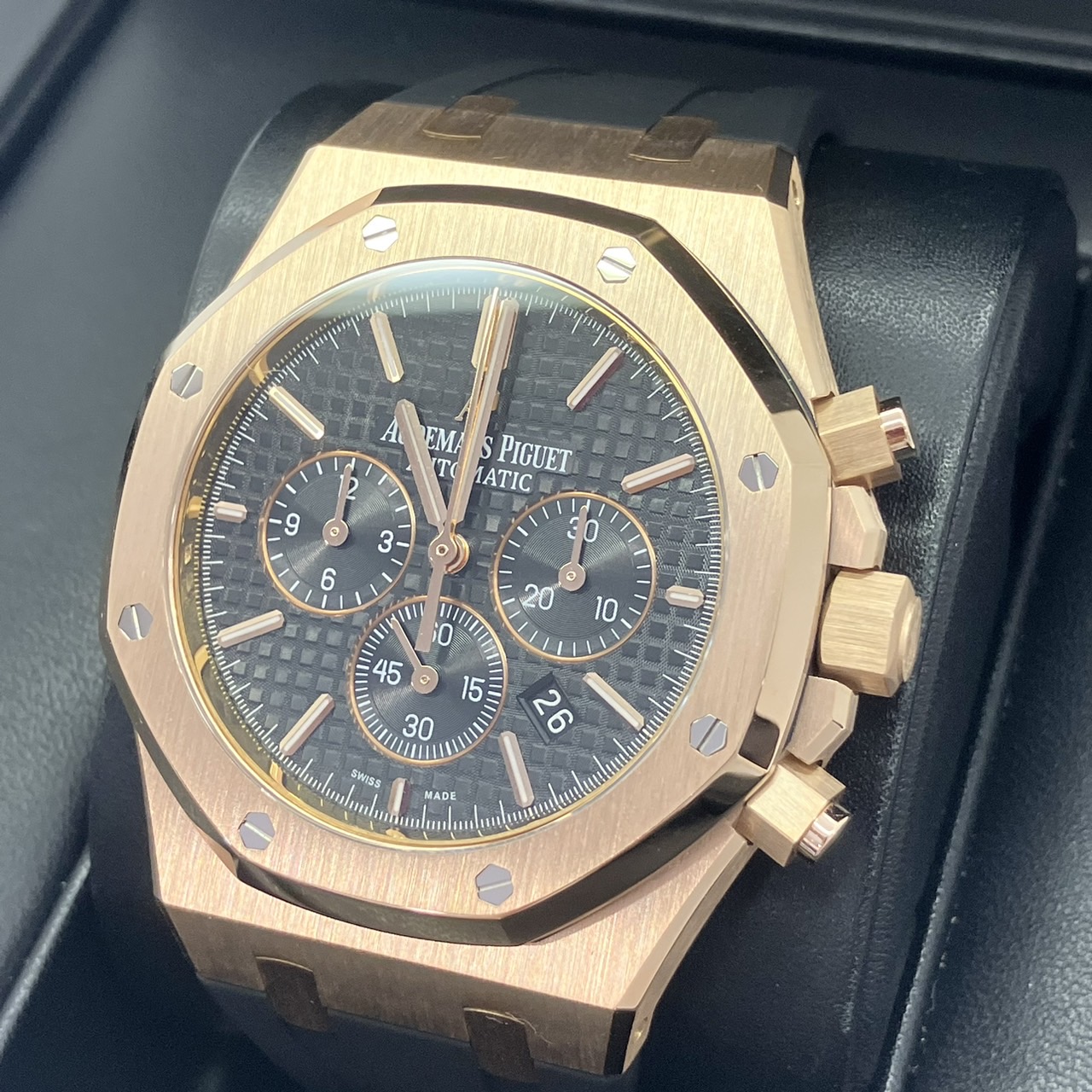 AUDEMARS PIGUET(�����ǥޥԥ�) ������륪���� 26320.OR.OO.D002CR.01 �֥�å� 750RG �������� OH������ ��ţ� UG-421 (����Ź)