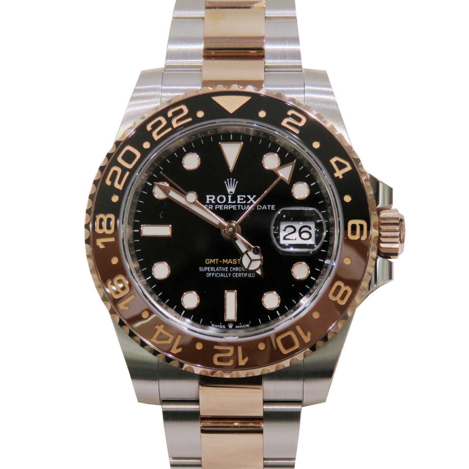 ROLEX (����å���) GMT�ޥ������� �ӻ��� 126711CHNR �֥�å� SS/ERG ���������� ��°�ʴ��� ������� Z-028 ���Ź