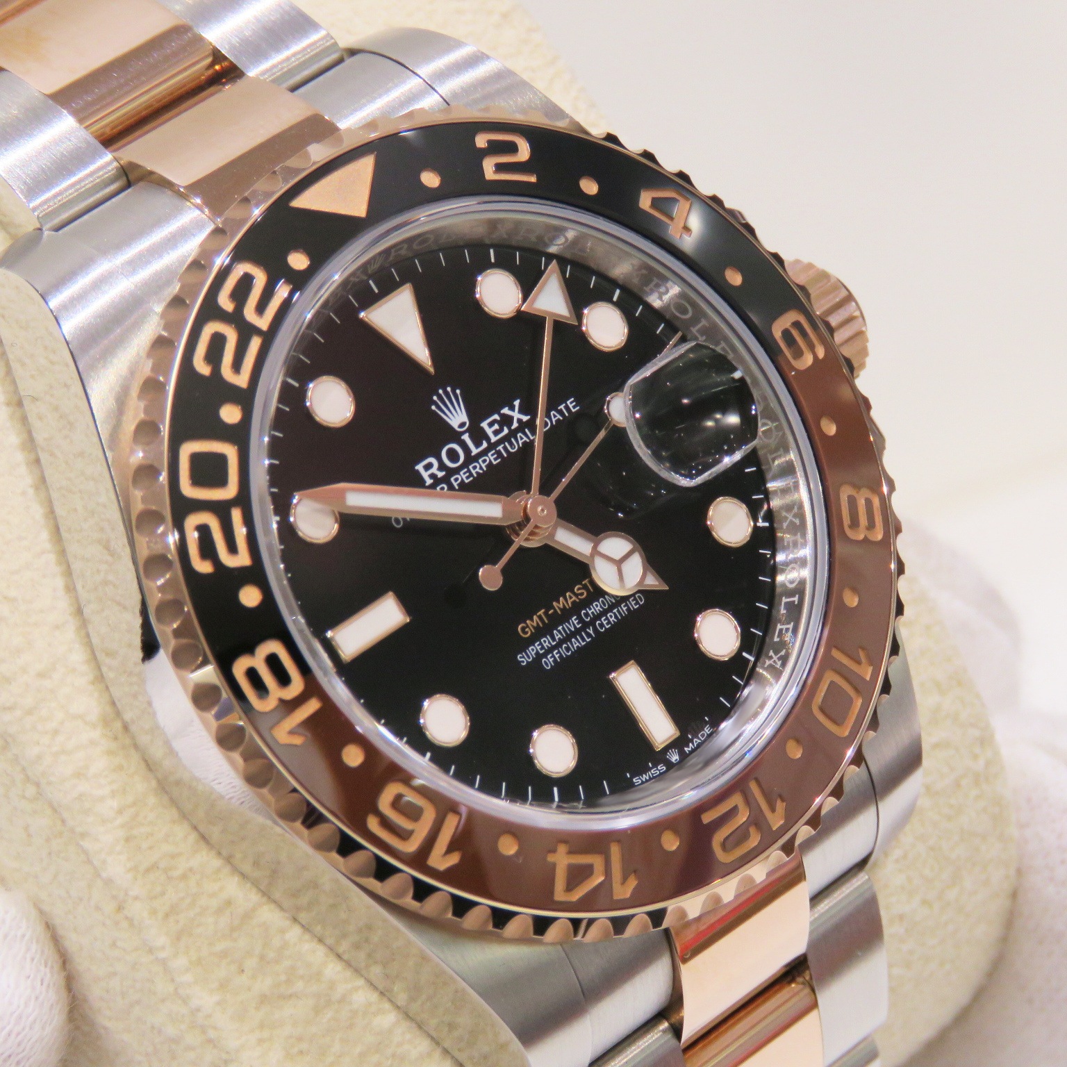 ROLEX (����å���) GMT�ޥ������� �ӻ��� 126711CHNR �֥�å� SS/ERG ���������� ��°�ʴ��� ������� Z-028 ���Ź