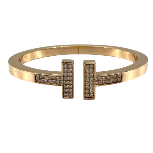 TIFFANY&CO(�ƥ��ե��ˡ�) T���������Х󥰥� �ѥ������������ ������������� �顼��(��16.5��) 32.1g ���AB (����Ź)