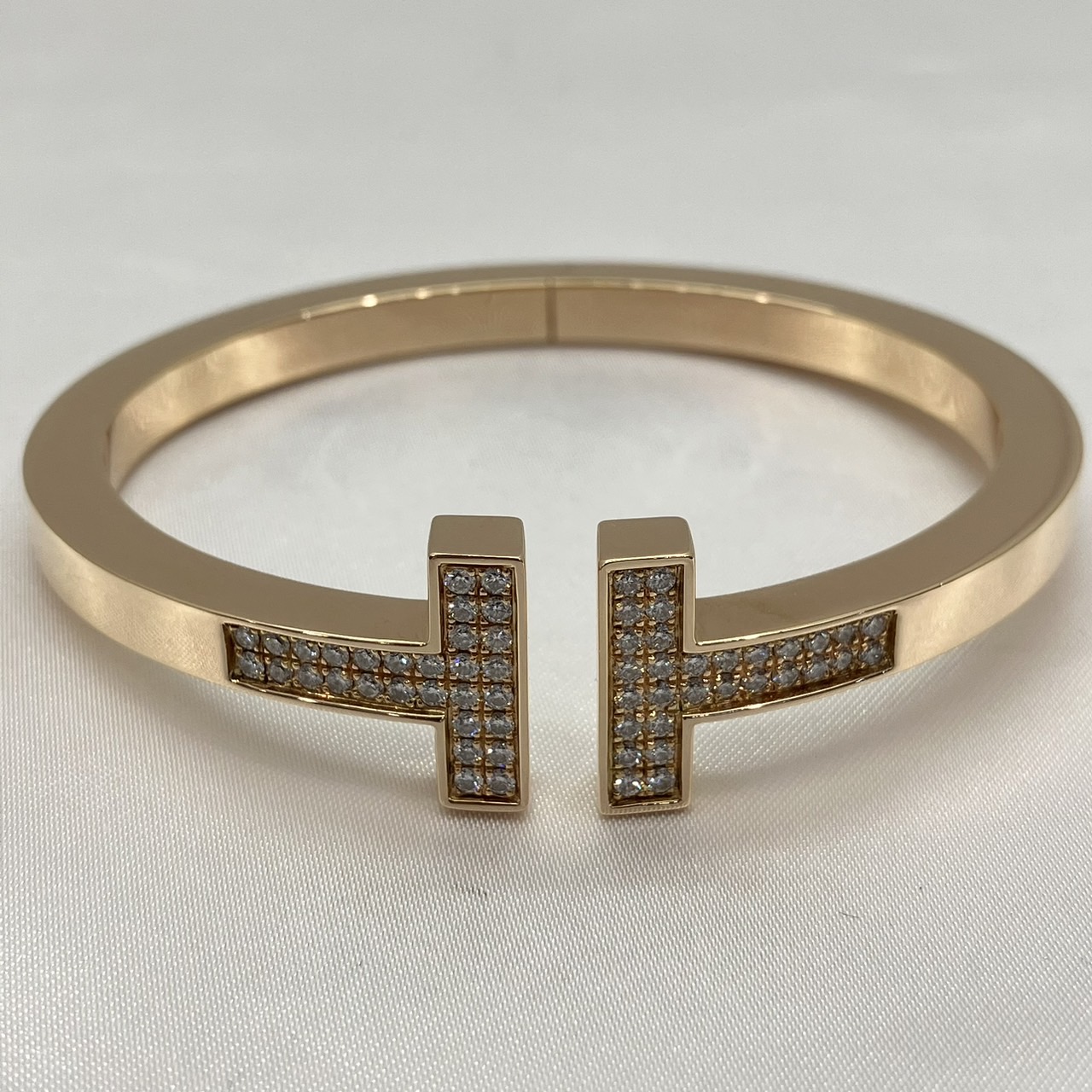 TIFFANY&CO(�ƥ��ե��ˡ�) T���������Х󥰥� �ѥ������������ ������������� �顼��(��16.5��) 32.1g ���AB (����Ź)