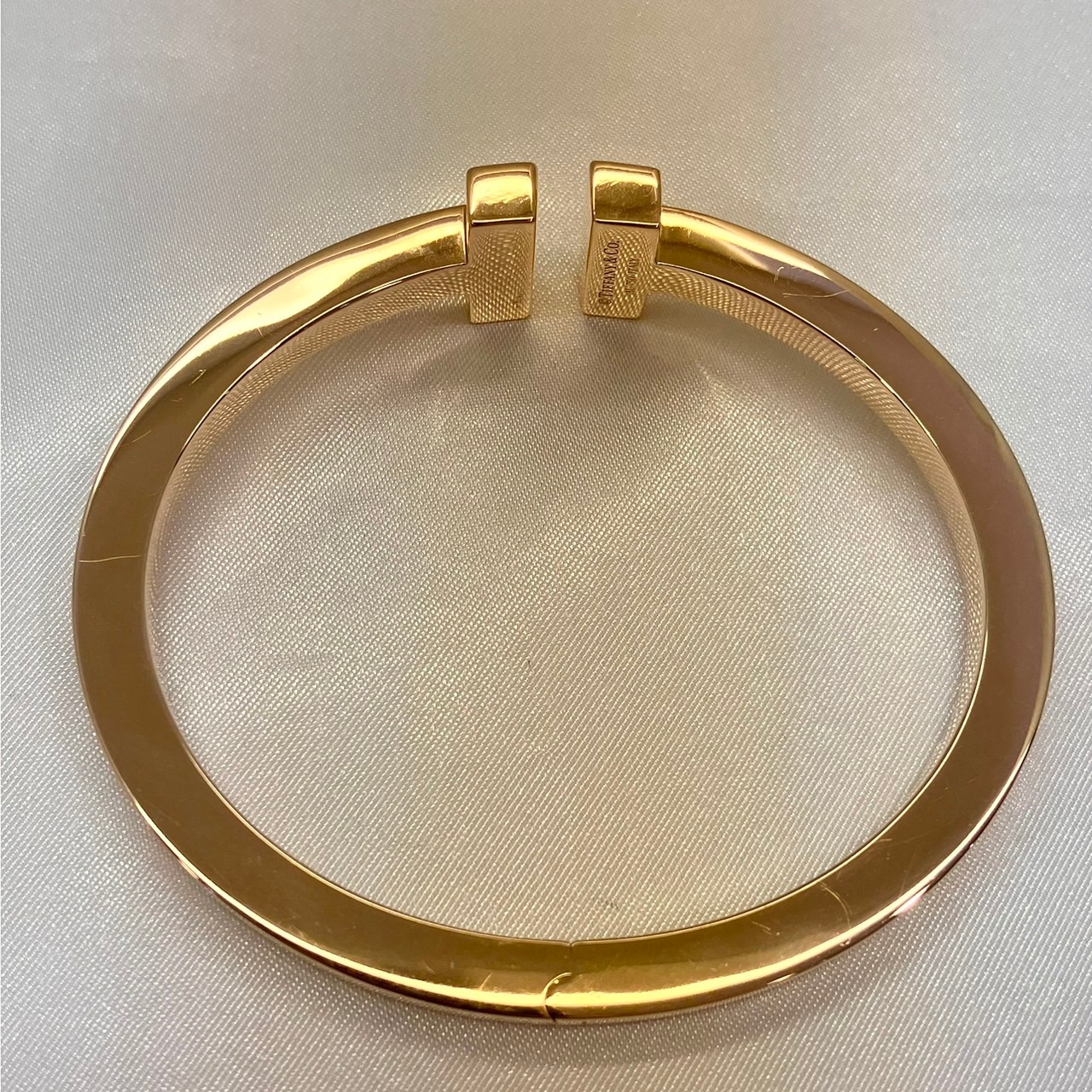 TIFFANY&CO(�ƥ��ե��ˡ�) T���������Х󥰥� �ѥ������������ ������������� �顼��(��16.5��) 32.1g ���AB (����Ź)