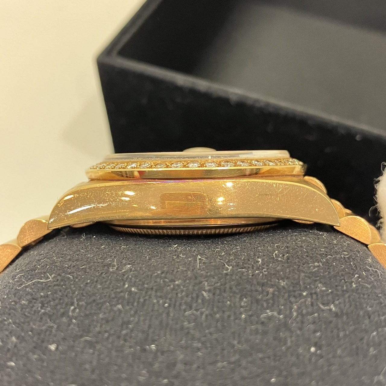 ROLEX(����å���) �ǥ��ǥ��� 18038A �����ѥ� ���٥��롢�֥쥹��åȤˤƥ��ե�����������ɻ��� 1���޷���(�Ӳ����18cm) 8��(1983ǯ) ���饹��I(1984ǯ) ���B��(���饹��ͭ) ���ΤΤ� UH-63 (����Ź)