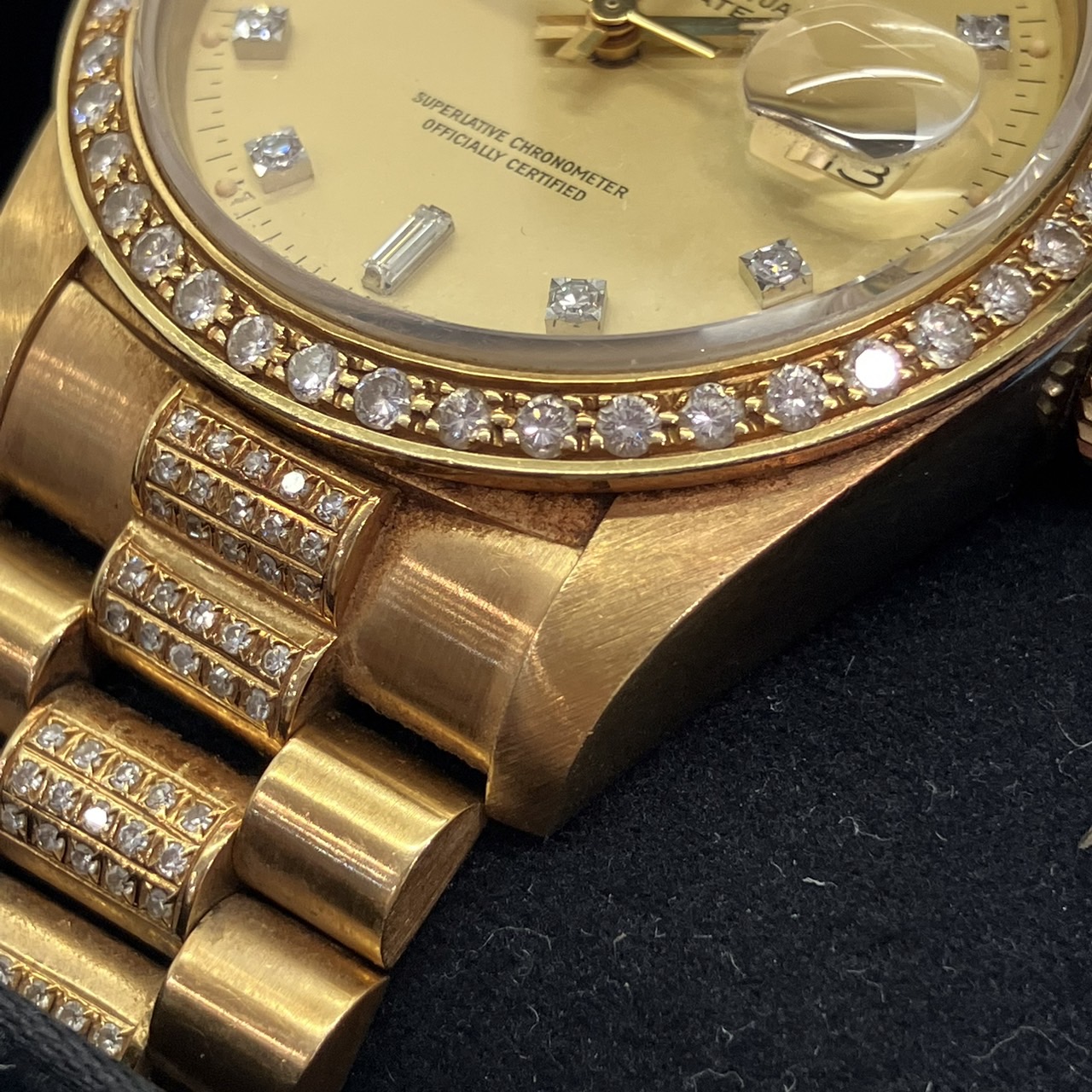ROLEX(����å���) �ǥ��ǥ��� 18038A �����ѥ� ���٥��롢�֥쥹��åȤˤƥ��ե�����������ɻ��� 1���޷���(�Ӳ����18cm) 8��(1983ǯ) ���饹��I(1984ǯ) ���B��(���饹��ͭ) ���ΤΤ� UH-63 (����Ź)