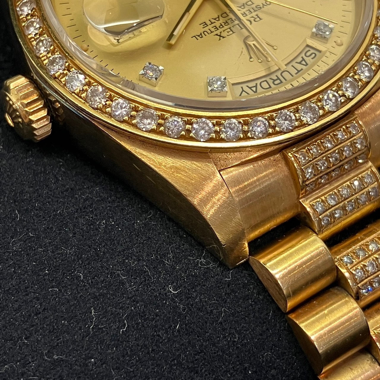 ROLEX(����å���) �ǥ��ǥ��� 18038A �����ѥ� ���٥��롢�֥쥹��åȤˤƥ��ե�����������ɻ��� 1���޷���(�Ӳ����18cm) 8��(1983ǯ) ���饹��I(1984ǯ) ���B��(���饹��ͭ) ���ΤΤ� UH-63 (����Ź)
