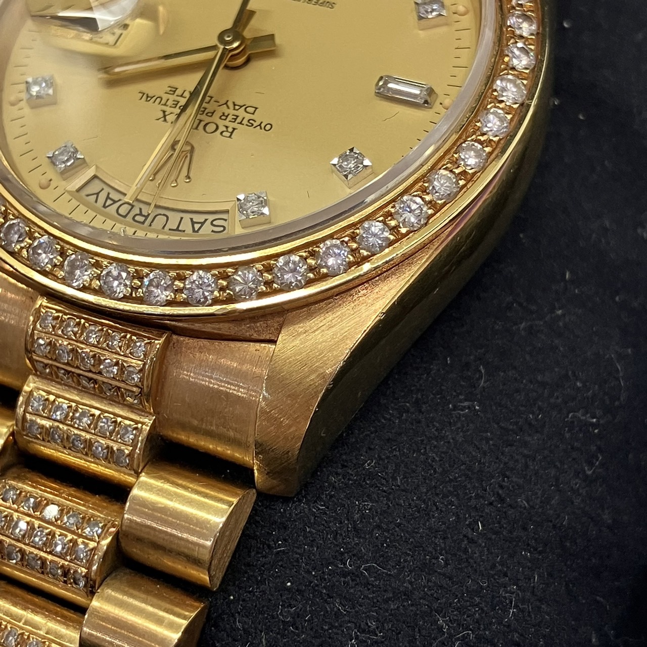 ROLEX(����å���) �ǥ��ǥ��� 18038A �����ѥ� ���٥��롢�֥쥹��åȤˤƥ��ե�����������ɻ��� 1���޷���(�Ӳ����18cm) 8��(1983ǯ) ���饹��I(1984ǯ) ���B��(���饹��ͭ) ���ΤΤ� UH-63 (����Ź)