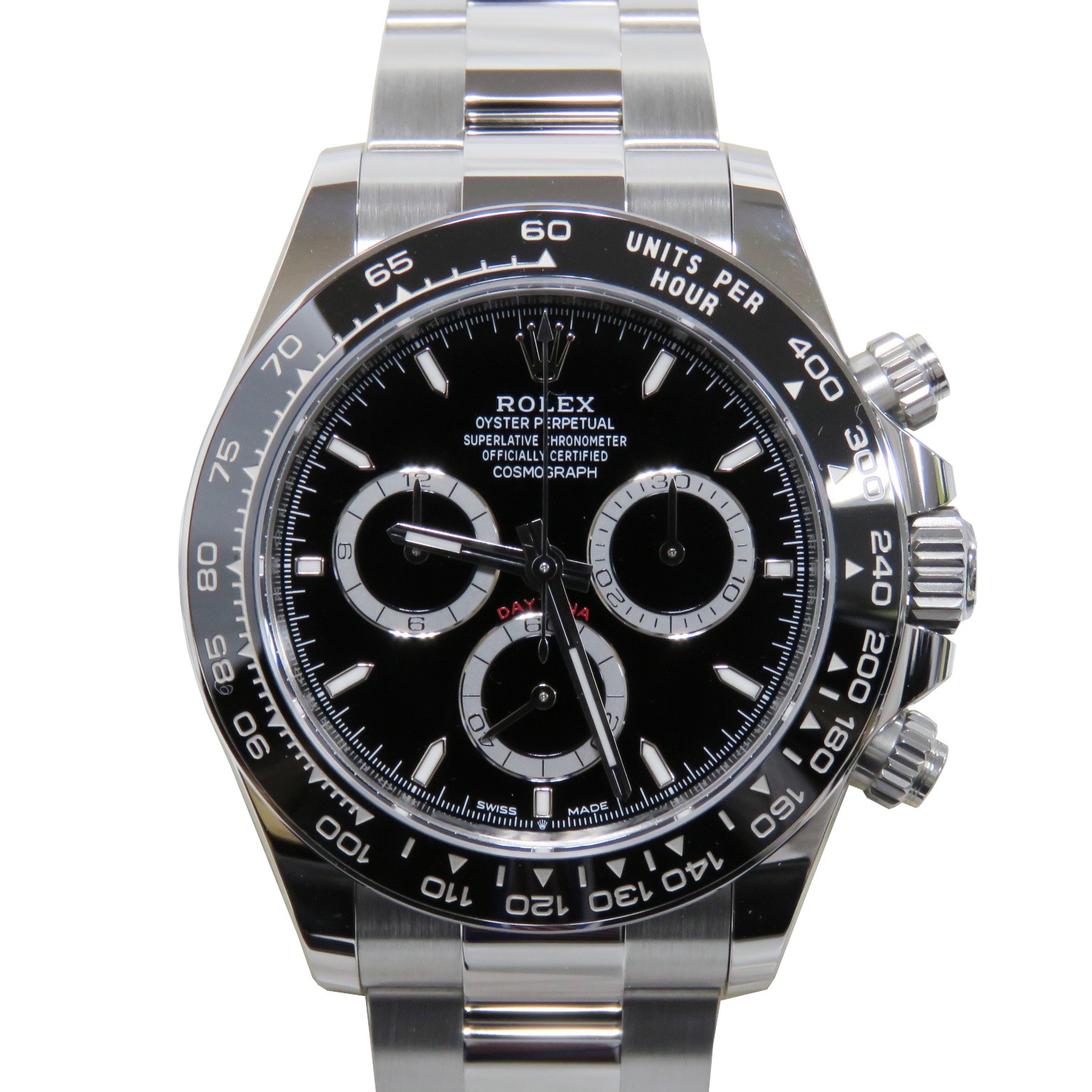 C-249 ROLEX (����å���) �����⥰��եǥ��ȥ� �ӻ��� 126500LN �֥�å� SS ���������� ̤Ĵ�� ��°�ʴ��� ����Ʊ�� ���Ź