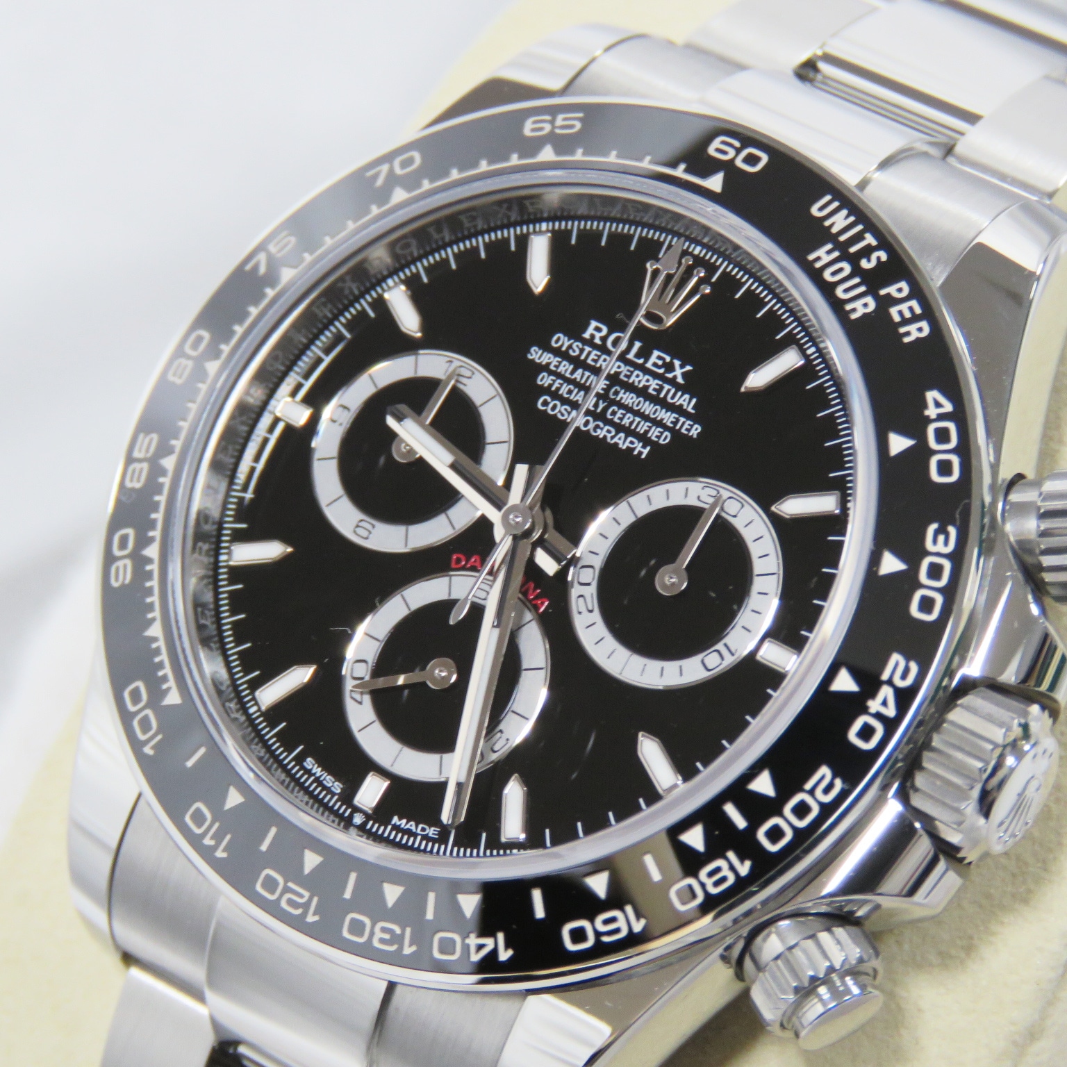 C-249 ROLEX (����å���) �����⥰��եǥ��ȥ� �ӻ��� 126500LN �֥�å� SS ���������� ̤Ĵ�� ��°�ʴ��� ����Ʊ�� ���Ź