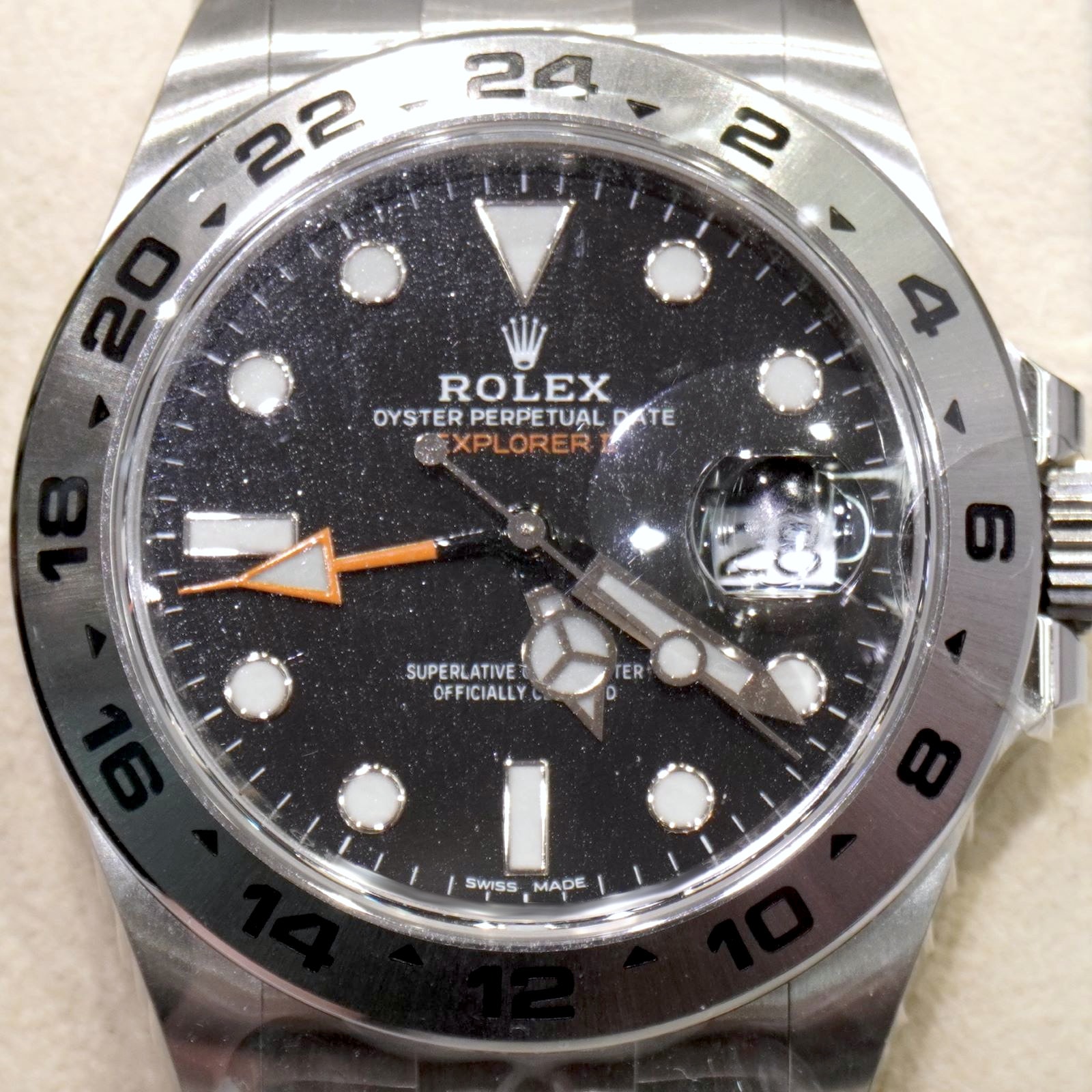 D-178 ROLEX (����å���) �������ץ����顼�� �ӻ��� 216570 �֥�å� SS ���������� ̤Ĵ�� ��°�ʴ��� ̤���� ���Ź