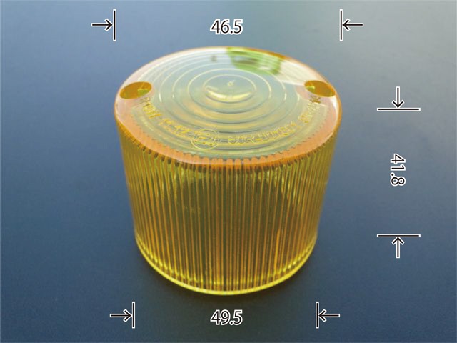 CGC300型丸大ウインカー用イエローウインカーレンズ(1個