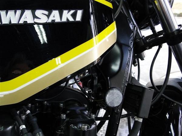 Z400FX フレーム取付用反射板×2個セット(クリヤー) | KAWASAKI,Z400FX