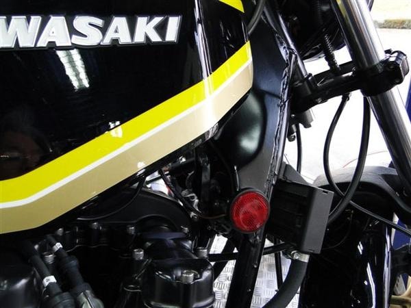 Z400FX フレーム取付反射板×2個セット(赤) | KAWASAKI,Z400FX ('80