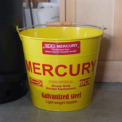 MERCURY　マーキュリー ブリキバケツ イエロー|その他雑貨