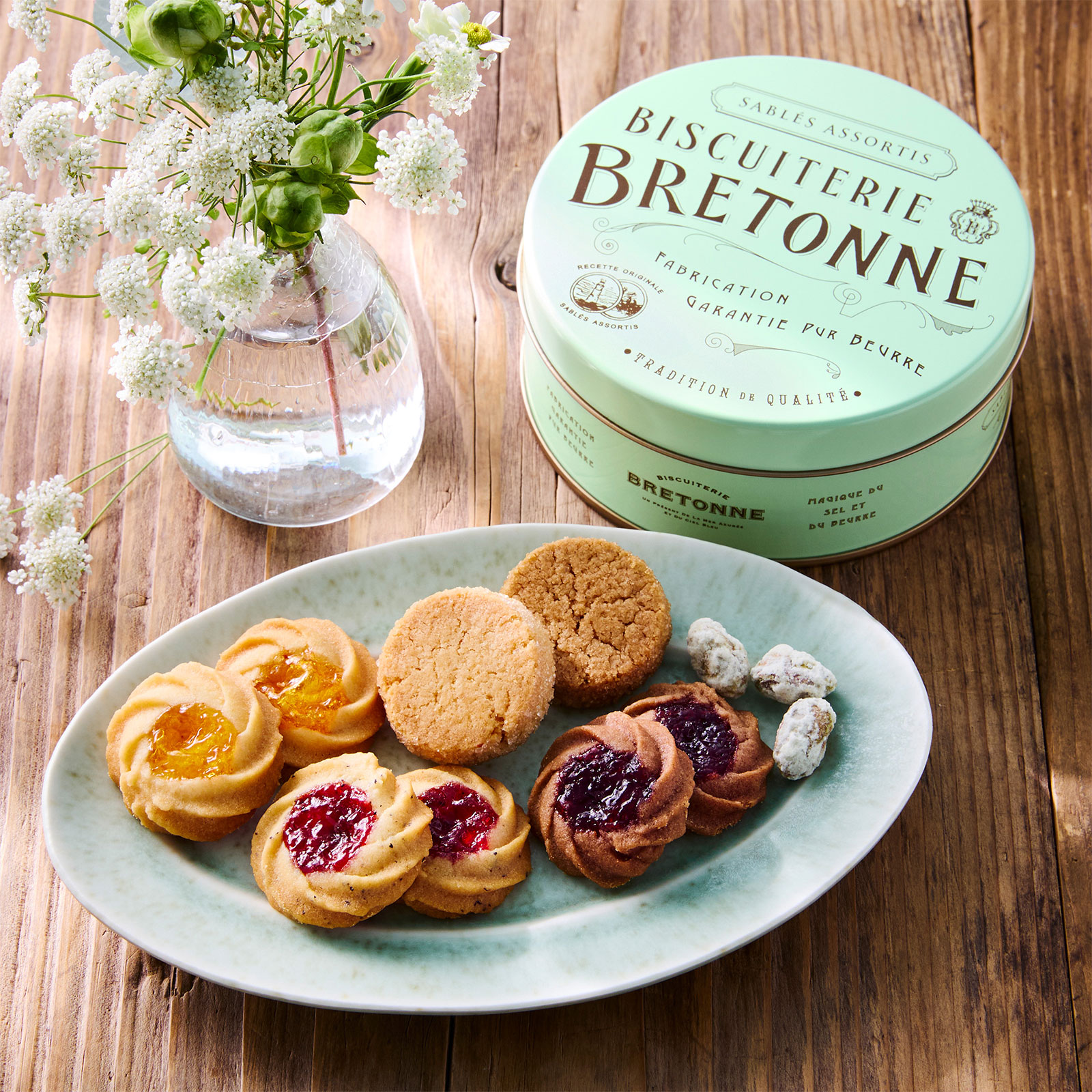 アニバーサリー】サブレ・フルール アソルティ〈缶