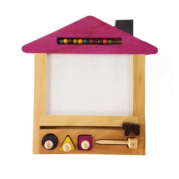 送料無料】gg* (ジジ)オエカキハウス キャット｜oekaki house cat｜カワイくておしゃれな木のおもちゃ｜誕生日プレゼント・知育玩具・ 出産祝い｜ベビーギフト 通販 gg* oekaki house(ジジ オエカキハウス)　おえかきハウス　お絵かきボード　木のおもちゃ　出産祝いや誕生日プレゼントに