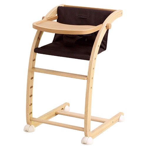 farska スクロールチェアプラス ナチュラル / ブラウン ｜ ブリベビ