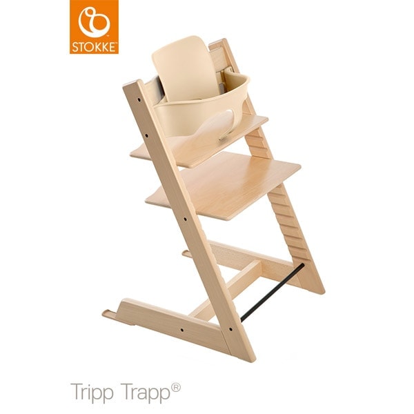 STOKKE ストッケ トリップトラップ チェア ナチュラル ベビーセット付き ストッケ(STOKKE)|トリップトラップ|チェア&ベビーセット