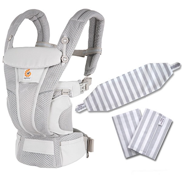 ErgoBabyCarrier SG ����� �֥꡼�� �ѡ��륰�졼 ���ѥ��С��դ�3�����å� / ���졼���ȥ饤�ס�����SG�����ѥ��С�+�����ѥåɡ�