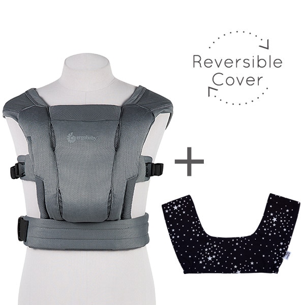 Ergobaby エルゴベビー Soft Air ウォッシュドブラック 抱っこ紐
