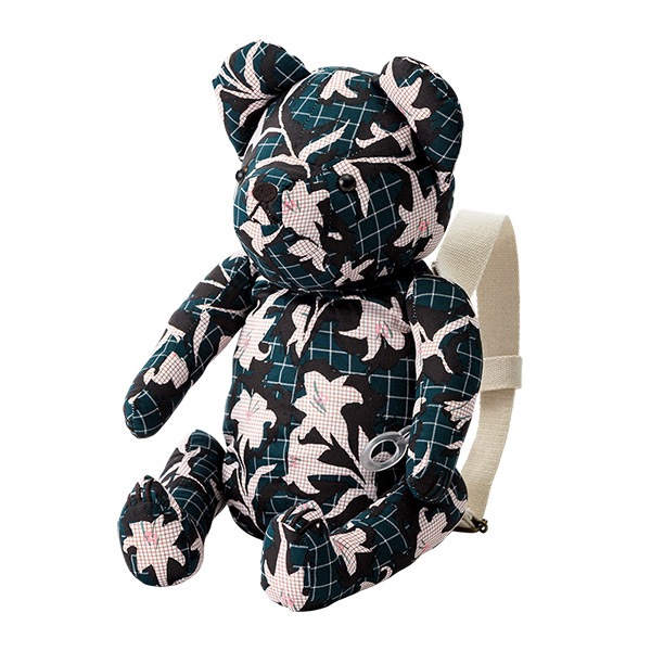 MARLMARL マールマール BFF+ ぬいぐるみリュック / ベアリリーブラック