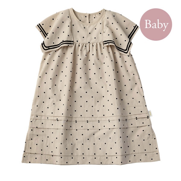 MARLMARL マールマール パドルドレス (90-100cm) / ピンドット