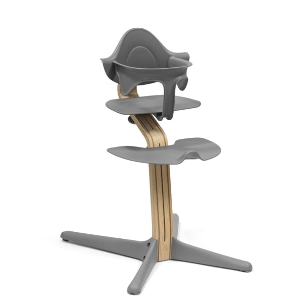ストッケ STOKKE ノミ チェア オーク材 ＋ ベビーセット オーク グレー