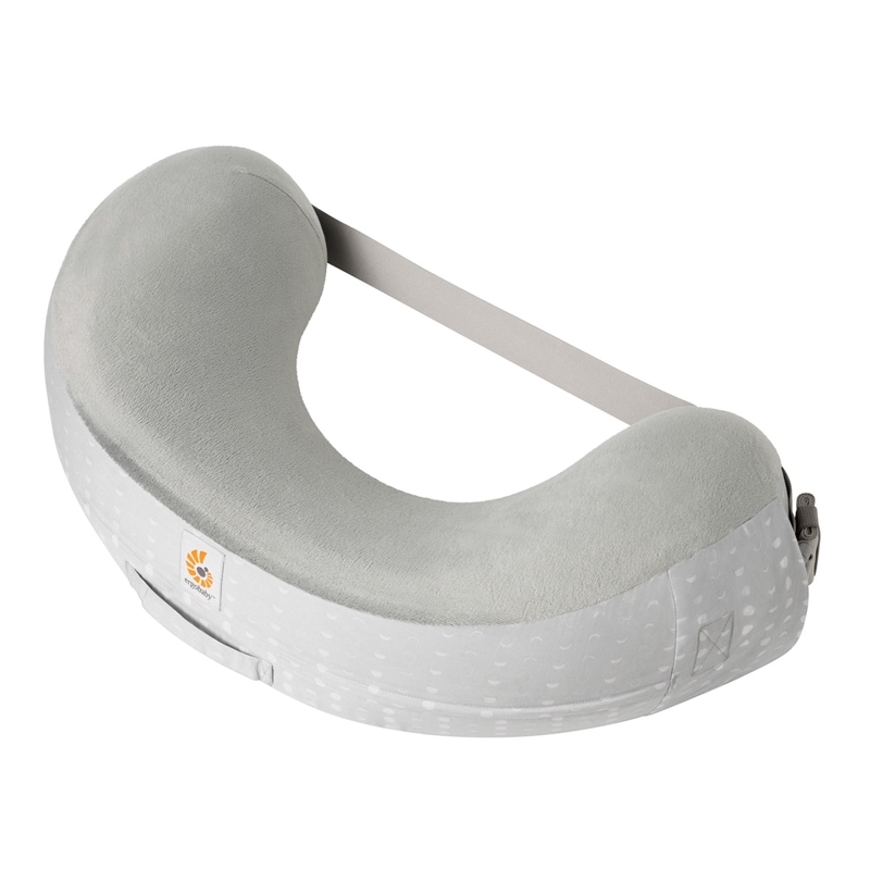 エルゴベビー ナチュラルカーブ・ナーシングピロー ムーンライトグレー/ベルト付き ErgoBaby エルゴベビー ナチュラルカーブ ナーシングピロー / ムーン
