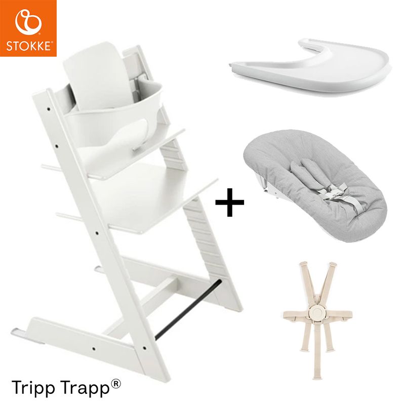 �����ָ��� ���å���� �ץ쥼����դ�����STOKKE ���ȥå� ��5 in1 ���������åȡ� �ȥ�åץȥ�å� + �˥塼�ܡ��󥻥å� + �٥ӡ����å� + �ϡ��ͥ� + �ȥ쥤 / �ۥ磻��