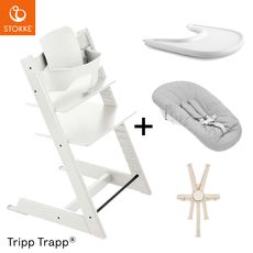 STOKKE ȥå 5 in1 åȡ ȥåץȥå + ˥塼ܡ󥻥å + ٥ӡå + ϡͥ + ȥ쥤 / ۥ磻