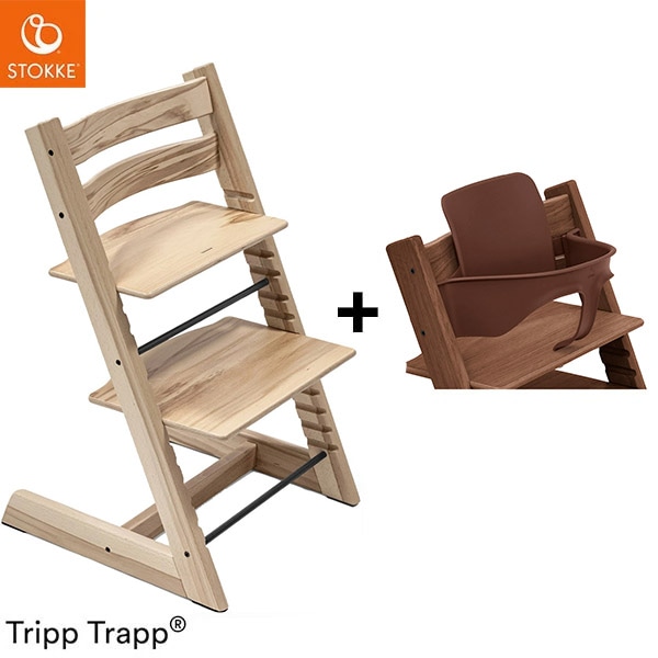 STOKKE TRIPP TRAPP 2脚セット ナチュラルウッド 【公式通販】