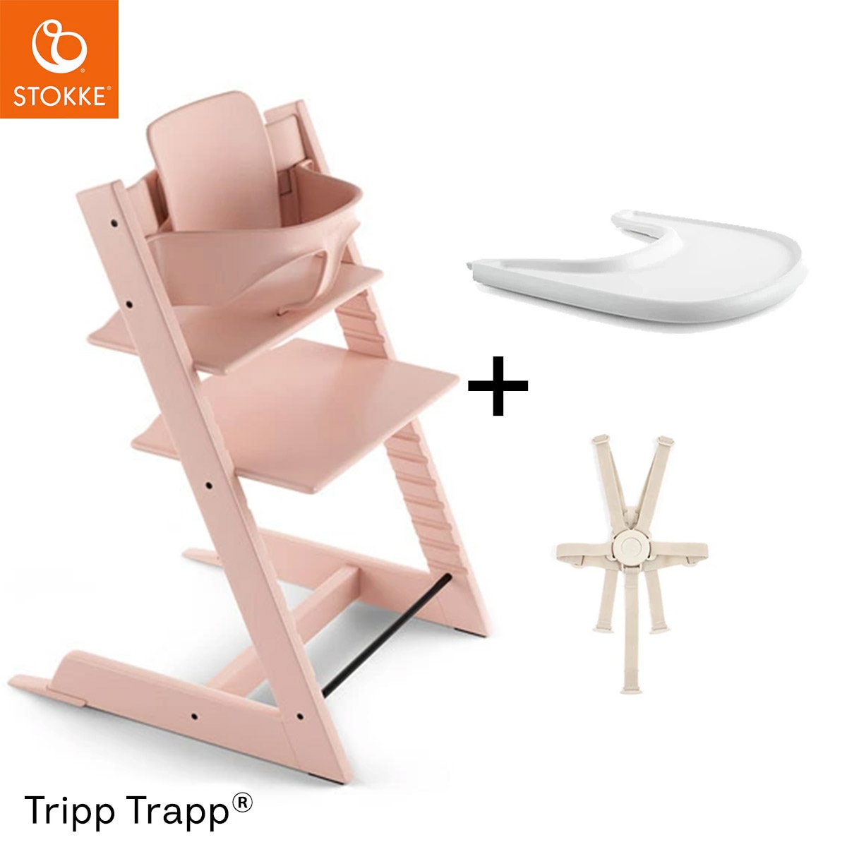 �����ָ��� ���å���� �ץ쥼����դ�����STOKKE ���ȥå� ��4 in1 Υ�������åȡ� �ȥ�åץȥ�å� + �٥ӡ����å� + �ϡ��ͥ� + �ȥ쥤 / ���졼�̥ԥ�