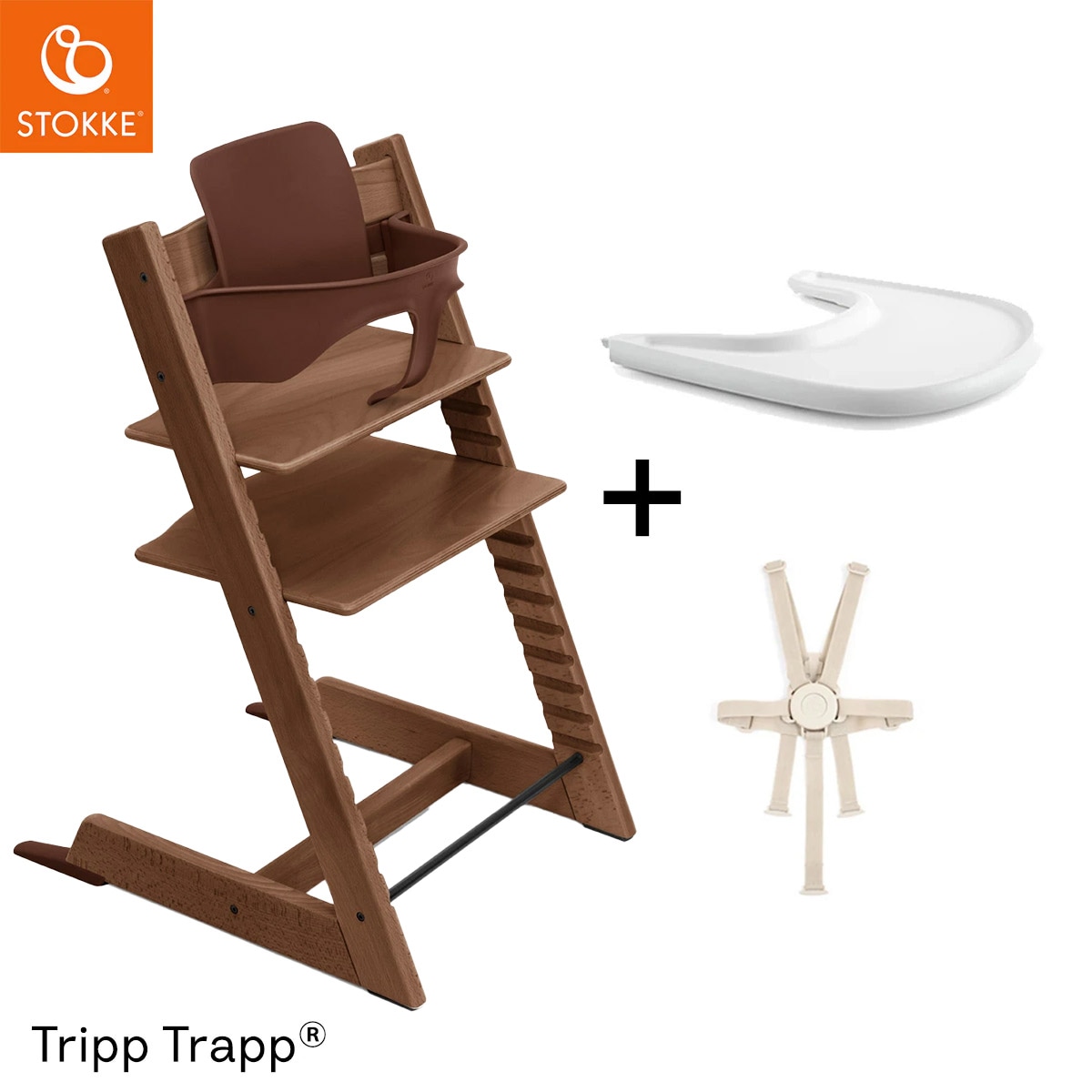 �����ָ��� ���å���� �ץ쥼����դ�����STOKKE ���ȥå� ��4 in1 Υ�������åȡ� �ȥ�åץȥ�å� + �٥ӡ����å� + �ϡ��ͥ� + �ȥ쥤 / ��������֥饦��