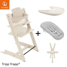 STOKKE ���ȥå� ��5 in1 ���������åȡ� �ȥ�åץȥ�å� + �˥塼�ܡ��󥻥å� + �٥ӡ����å� + �ϡ��ͥ� + �ȥ쥤 / �Х˥�ۥ磻��