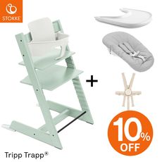 STOKKE ストッケ 【5 in1 新生児セット】 トリップトラップ + ニュー