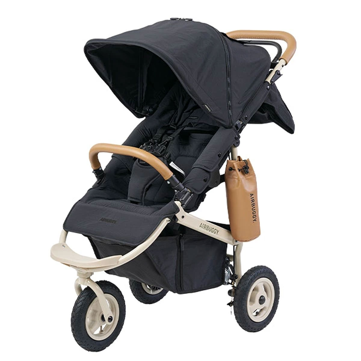 未使用級✨ 人気✨AUBERGE COCO ブラック×ベージュ　40 AirBuggy COCO プレミアモデル フロムバース / チャコール ｜ブリベビ