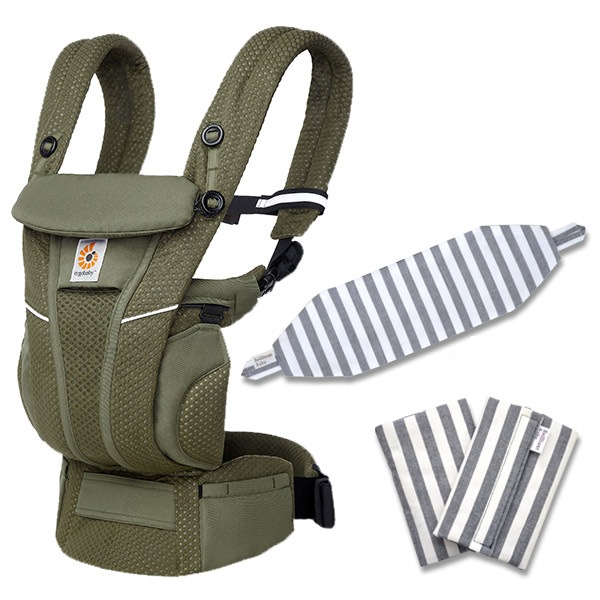 ErgoBabyCarrier SG 르٥ӡ  ֥꡼ ꡼֥꡼ ѥСդ3å / ֥åȥ饤סSGѥС+ѥåɡ