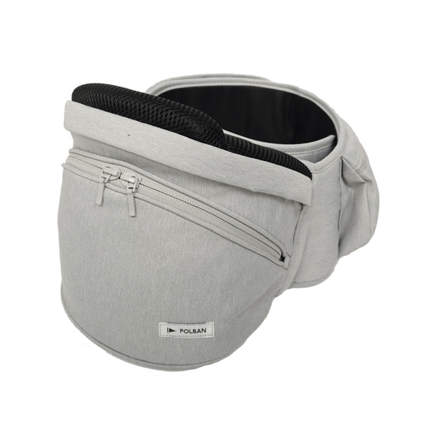 〖 新品同様 〗POLBAN ADVANCE ヒップシート メランジグレー ポルバン POLBAN ダブルショルダーセット アドバンス メランジ