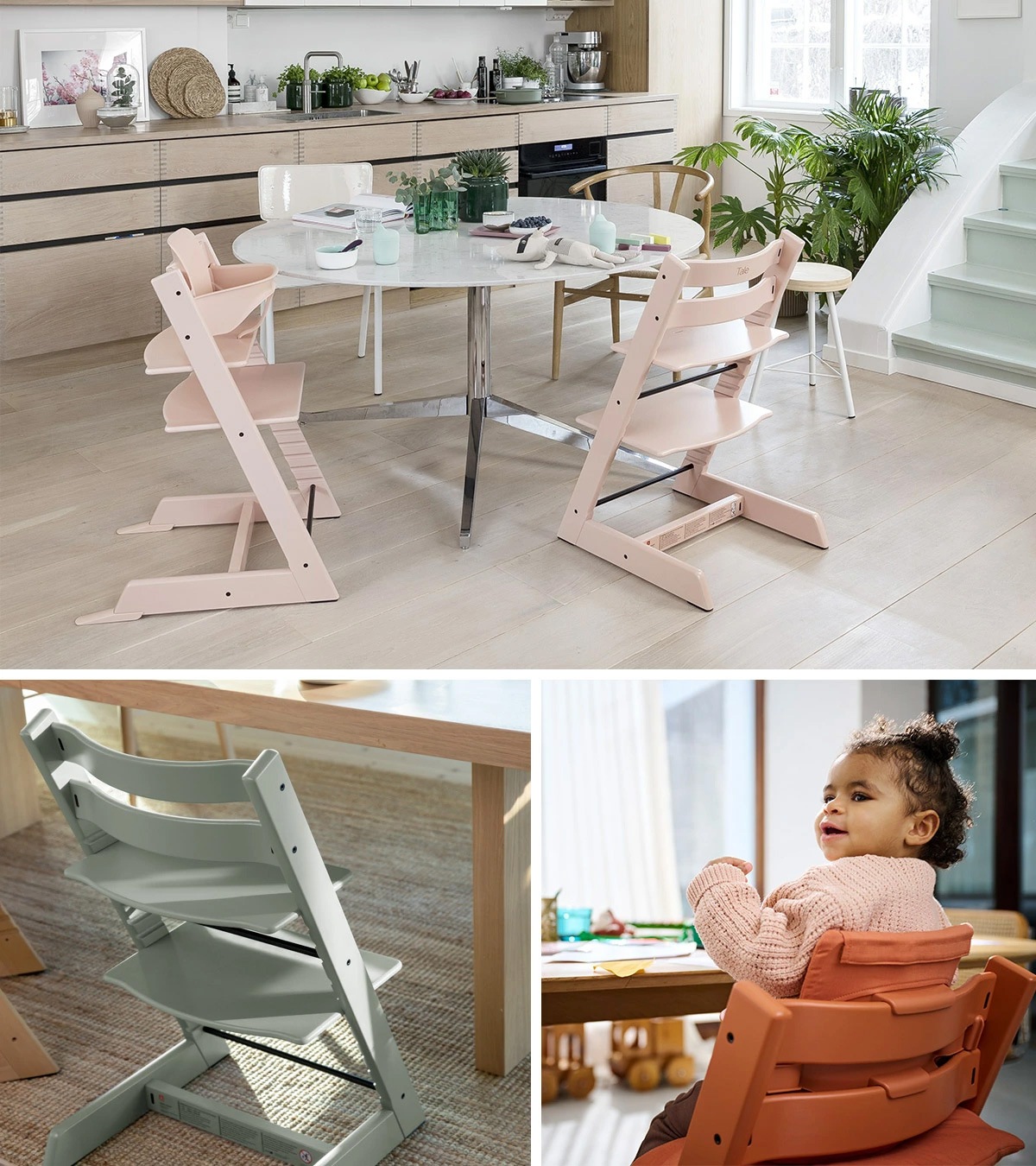 STOKKE ���ȥå� ��4 in1 Υ�������åȡ� �ȥ�åץȥ�å� + �٥ӡ����å� + �ϡ��ͥ� + �ȥ쥤