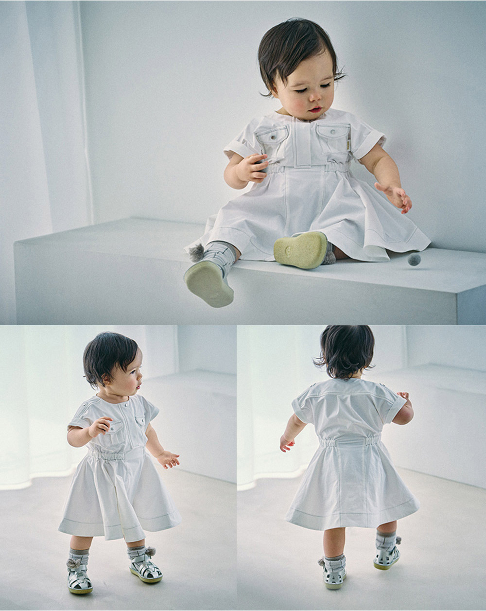 MARLMARL �ޡ���ޡ��� ���ե��� �ɥ쥹 (80-90cm) / �ۥ磻��