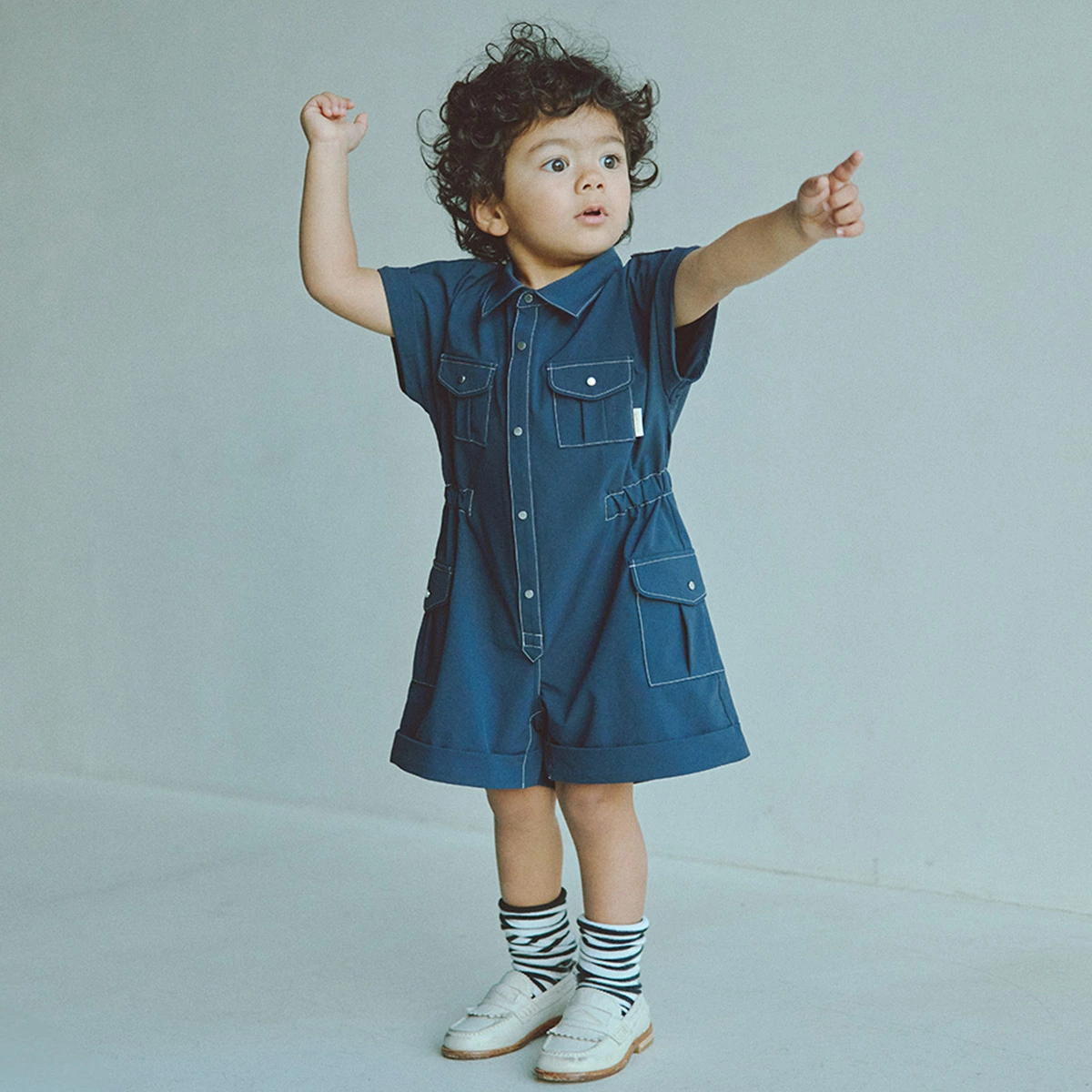 MARLMARL マールマール サファリ ジャンプスーツ (110-120cm