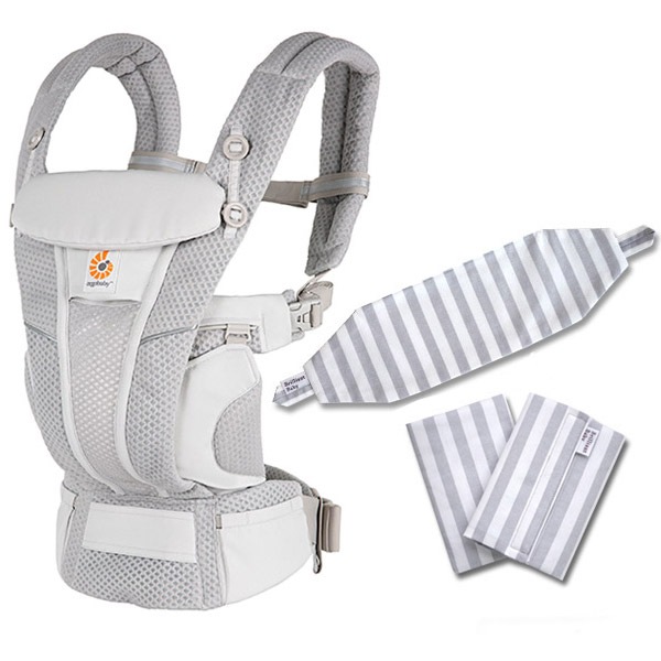 ErgoBabyCarrier SG  ֥꡼ ѡ륰졼 ѥСդ3å / 졼ȥ饤סSGѥС+ѥåɡ