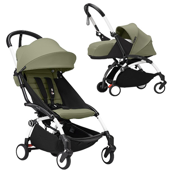 STOKKE YOYO3 0+6+ベビーカー ホワイトフレーム ｜ ブリベビ