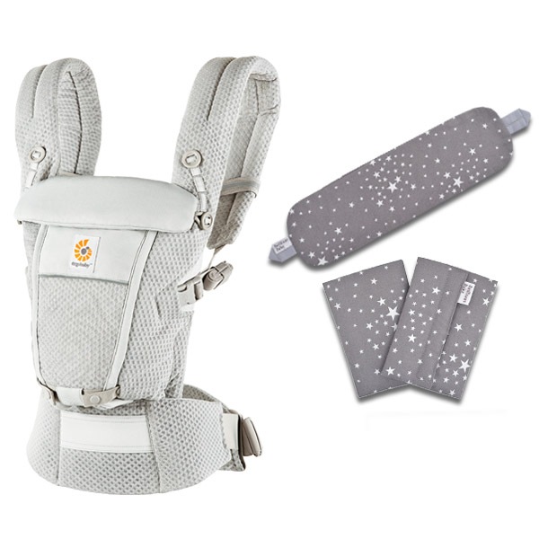 ErgoBabyCarrier SG �����ץ� ���եȥե�å��� �ѡ��륰�졼 ���ѥ��С��դ�3�����å� / �����������ȥ��졼������SG�����ѥ��С�+�����ѥåɡ�