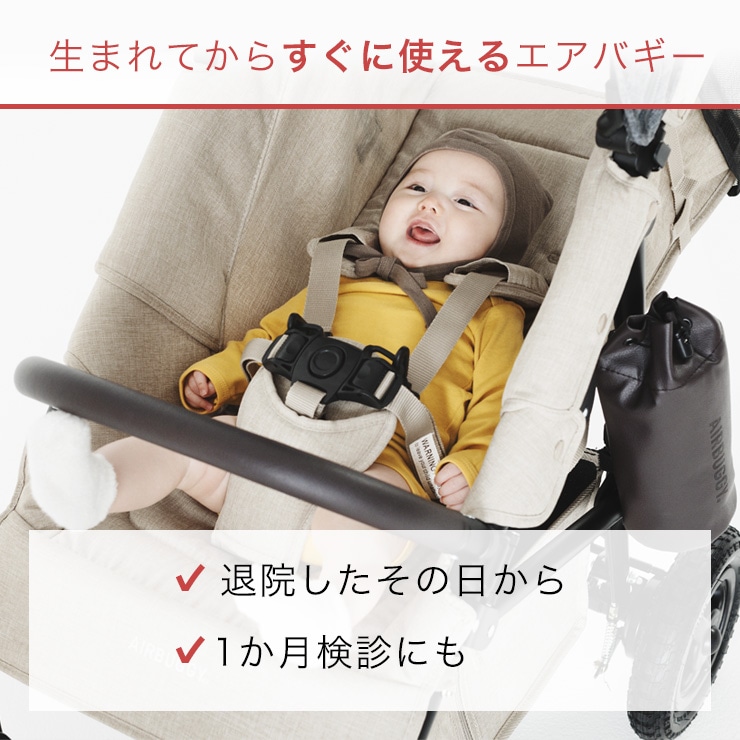 AIRBUGGY ベビーカー ココプレミア　フロムバース　メルローズ エアバギー AirBuggy ココ プレミアフロムバース メルローズ