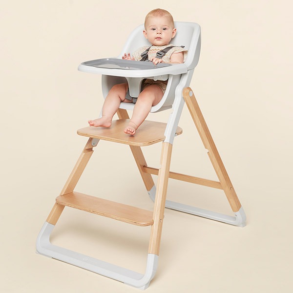 美品 ErgoBaby EVOLVE 3in1 ハイチェア ナチュラルウッド ErgoBaby EVOLVE エルゴベビー エボルブ ハイチェア