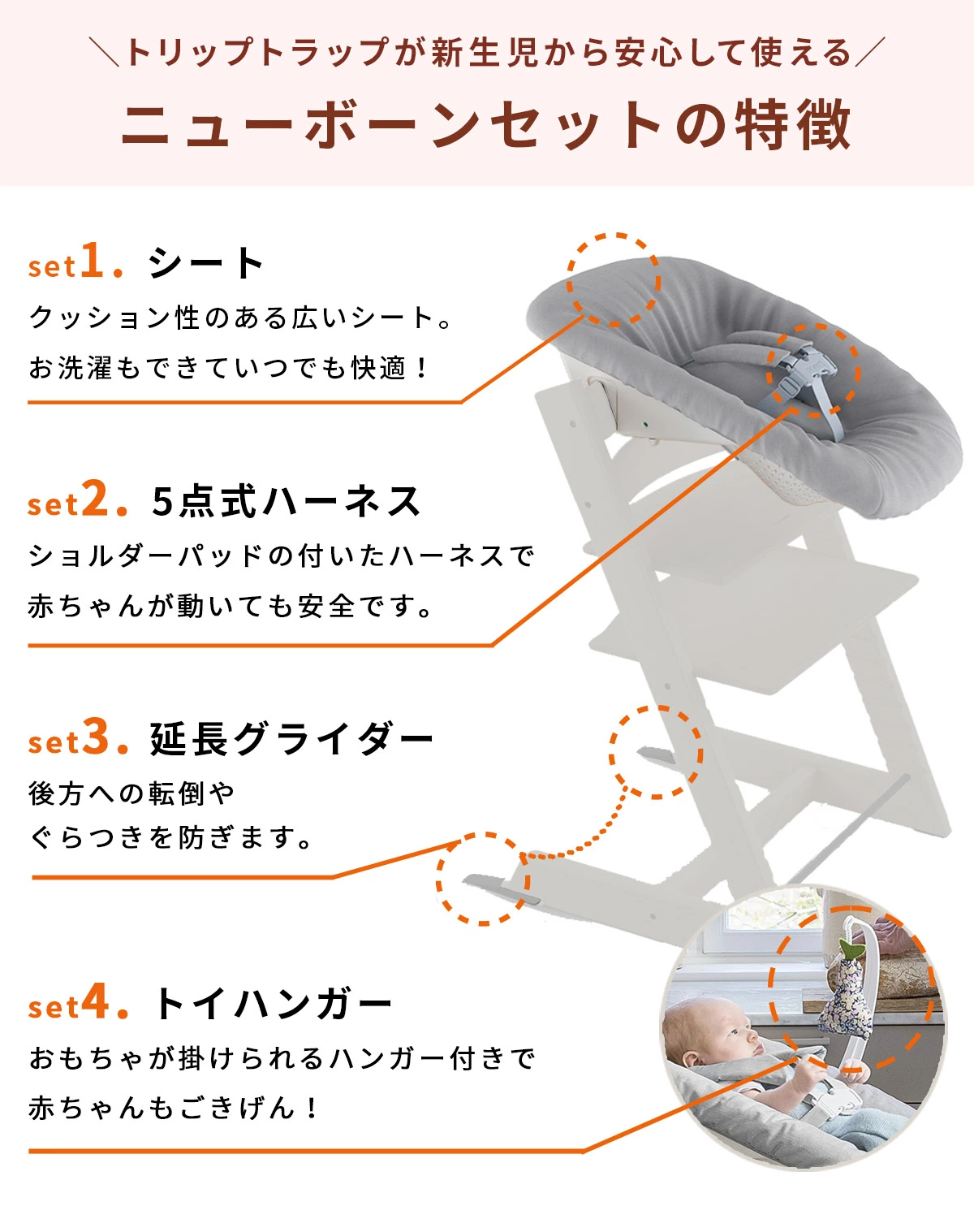 STOKKE ���ȥå� �ȥ�åץȥ�å� �˥塼�ܡ��󥻥å� / ���󥹥饵����